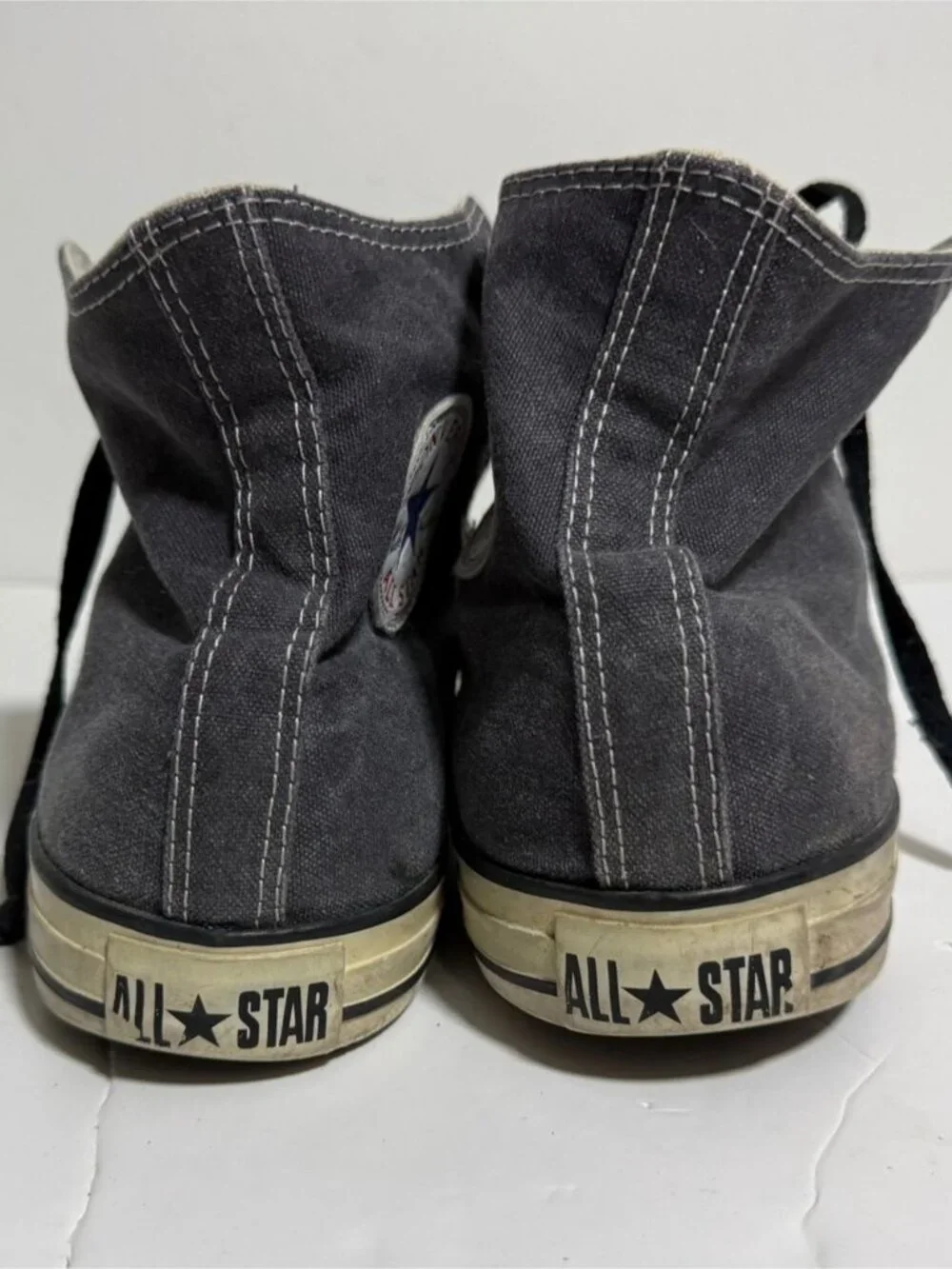 Converse Chuck Taylor All Star High Top Sneakers Gray Size 10 - Picture 5 of 10